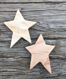 Unfinished Wood Star Cutouts Variety Pack