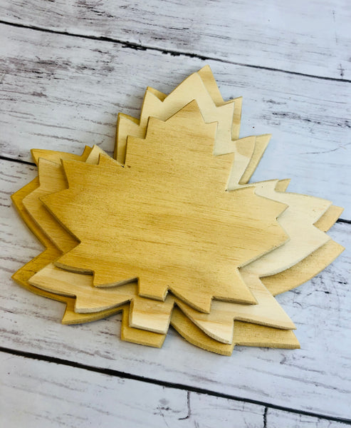 Maple Leaves-DIY-Wood Pack