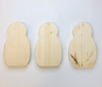 Snowman Trio-DIY-Wood Kit