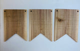 Three Banner Unfinished Wood Pack