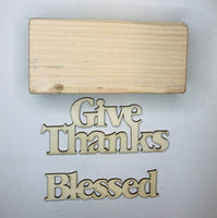Blessed Double Sided Wood Kit