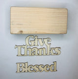 Blessed Double Sided Wood Kit