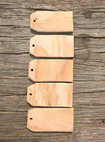 Hang Tags Unfinished Wood Pack