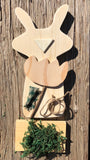 Hazel Bunny Unfinished Wood Kit