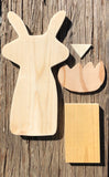 Hazel Bunny Unfinished Wood Kit