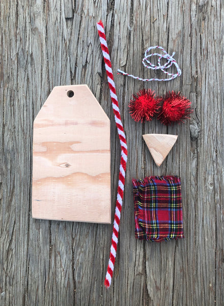 Penny Penguin Tag Ornament Wood Kit