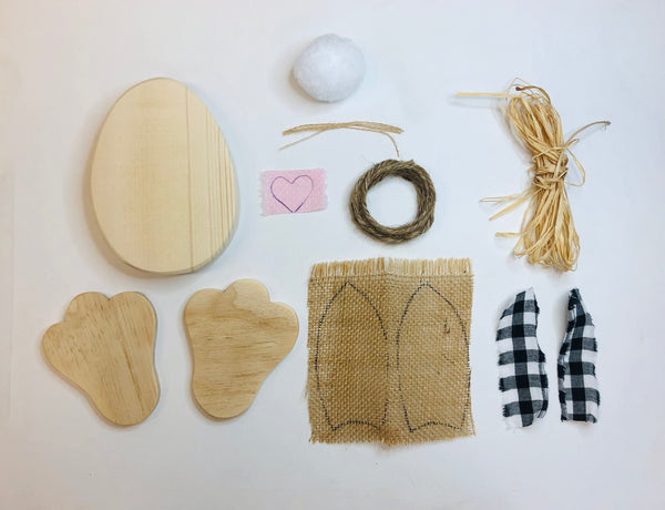 Bunny Shelf-Sitter-DIY-Wood Kit