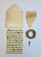 House and Heart-Shelf Sitter-DIY-Wood Kit